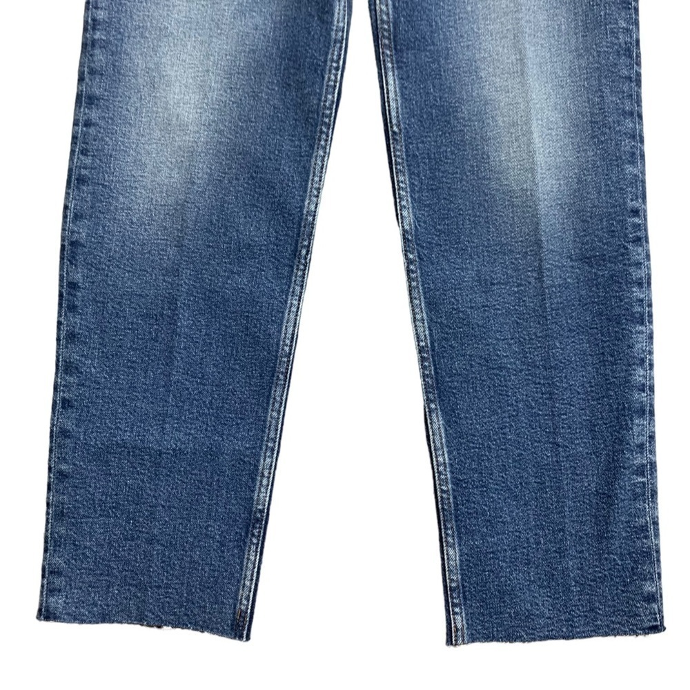 RE/DONE 70S ULTRA HIGH RISE STOVE PIPE
DENIM RAW HEMS WASH BROKEN IN DARK - Picture 10 of 16